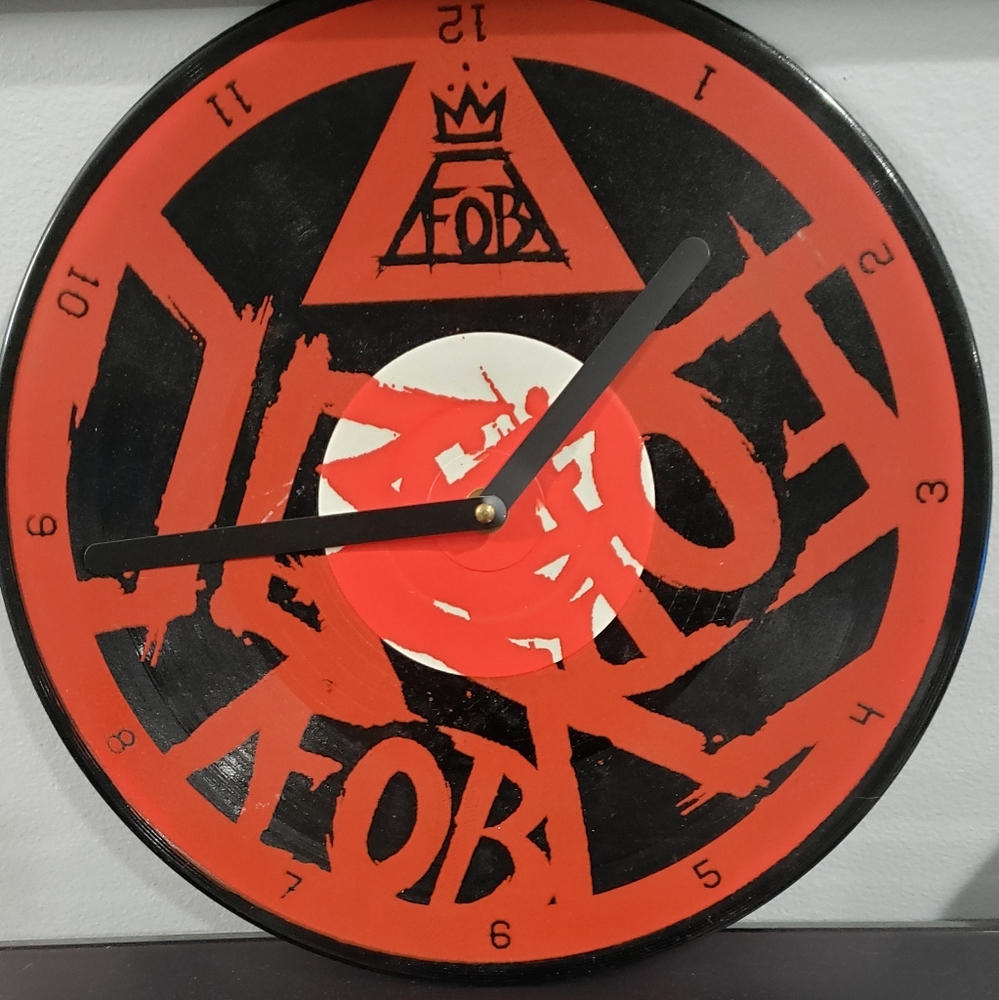 Fall Out Boy LE VIP Vinyl Clock